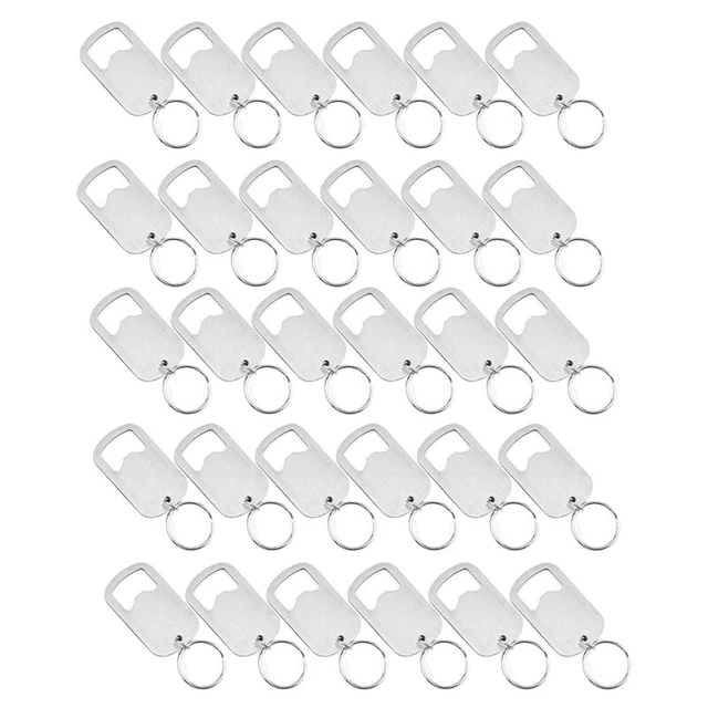 30 pezzi stuzzicadenti per bottiglie in acciaio inox, SchlüSselanhäNger, BieröFfner, portatile6690