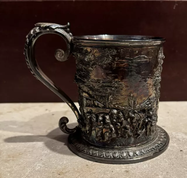 Antique Silver or Aluminum Mug Cup