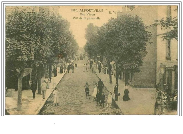94.Alfortville.rue Veron.vue De La Passerelle.tache Et Plie