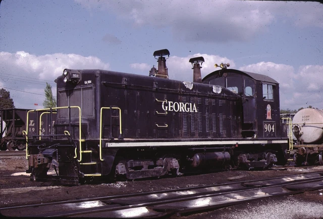 Georgia Road EMD NW2 Kodachrome original Kodak Slide