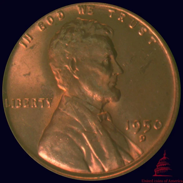 1950-D Lincoln 1 Cent