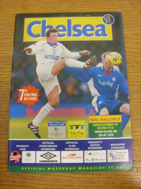 08/04/1999 European Cup Winners Cup Semi-Final: Chelsea v Real Mallorca  . Footy