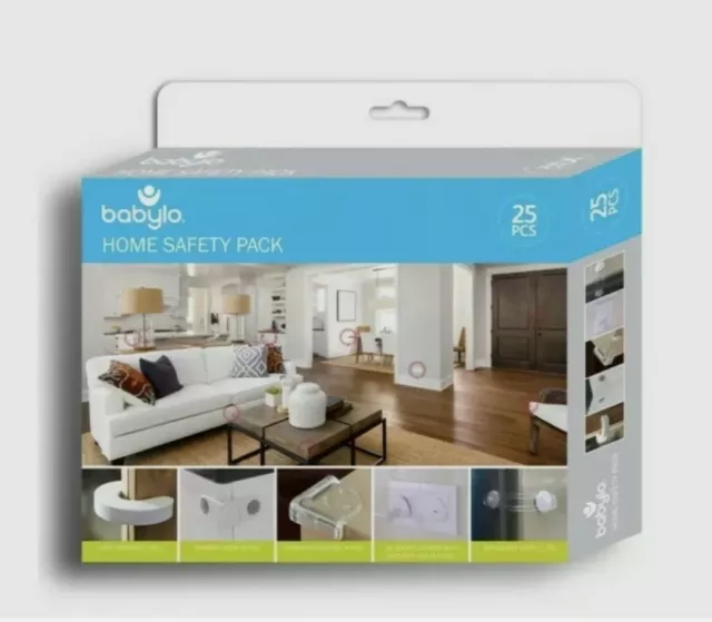 BABYLO Home Safety Pack de 25 pièces Kit de sécurité bébé/tout-petit/enfant
