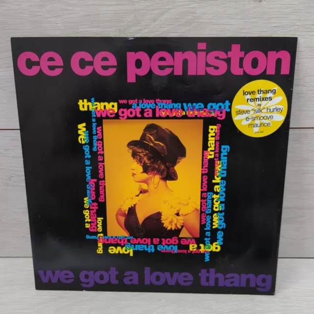 Ce Ce Peniston - We Got A Love Thang - 12" Vinyl Record EP- VG+ / VG+ Condition