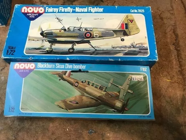 Lot of Novo/Frog Models...Blackburn Skua & Fairey FireFly