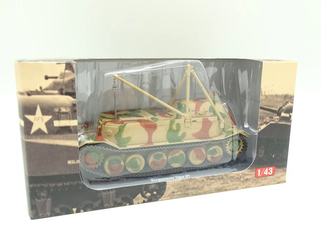 Char Allemand Bergepanzer Tiger (P) 1/43 - Altaya - Panzer Pologne 1944 WW2