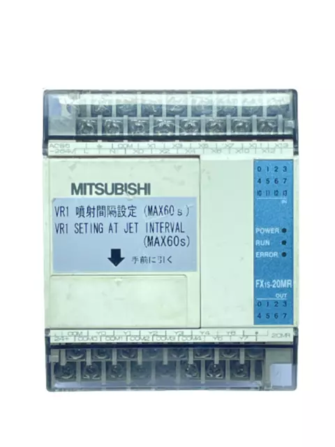 Mitsubishi FX1S-20MR Plc Programmable Logique Contrôleur CPU 12 Entrée 8 Sorties