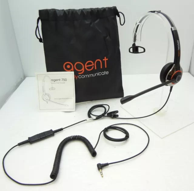 AGENT 750-07 Headset for Alcatel 4028 4029 4038 4039 4068 8012 8028 8029 8038 IP