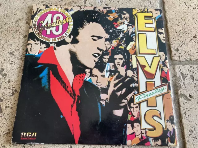 Elvis Presley 40 Greatest Hits 2LP Gatefold EX Vinyl RCA PL42691 (2)