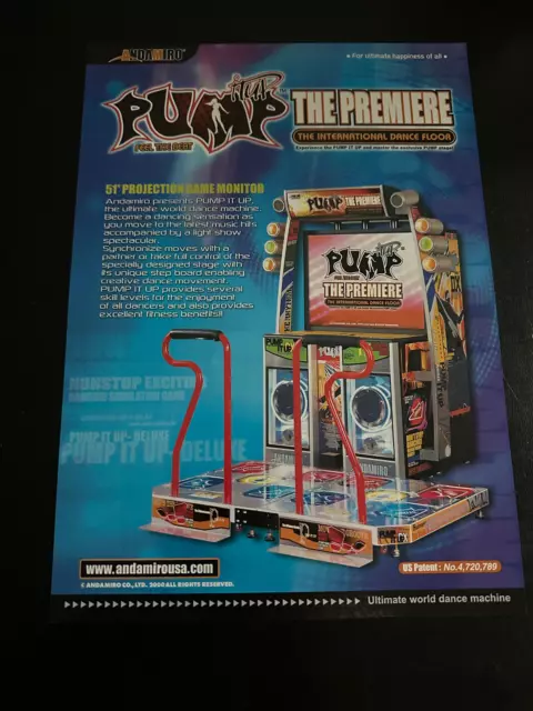 Andamiro Pump It Up Musikvideospiel mit Tanzfläche