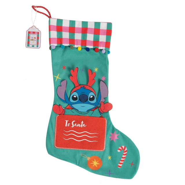 DISNEY STITCH CHRISTMAS Stocking 28.99 PicClick