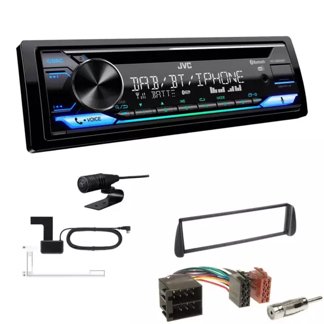 JVC KD-DB922BT Autoradio DAB+ Bluetooth für Citroen Xsara + Picasso