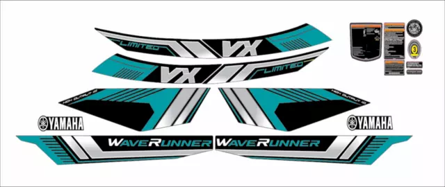 YAMAHA WAVERUNNER VX LIMITED 2018 Graphics / Decal / Sticker Kit  TEAL