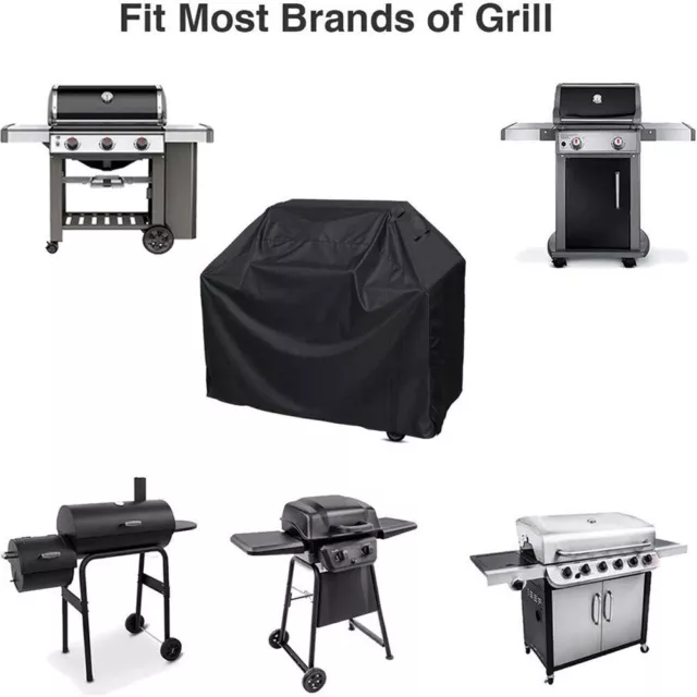 Heavy Duty BBQ Cover Waterproof Barbecue Grill Protector Outdoor Covers M/L/XL