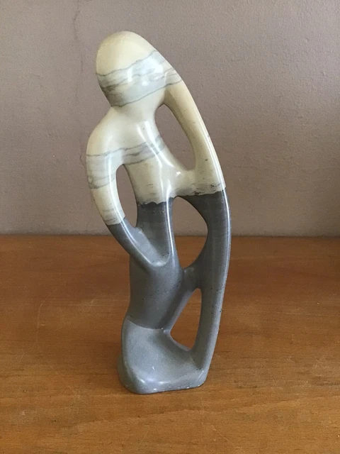 Statuette Bouddha Gautama – Pierre Ollaire, Artisanat Fait Main (Inde)
