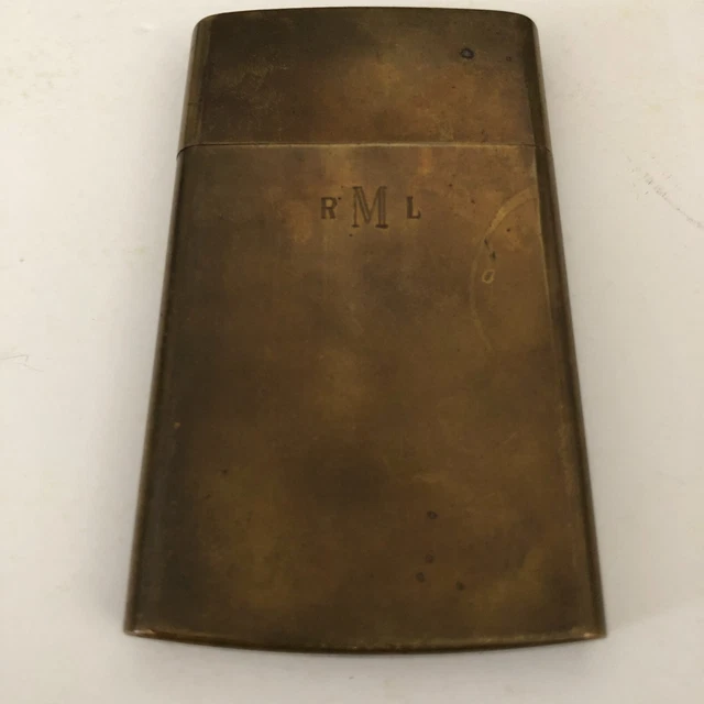 chas t kennedy cigarette case My dad found this in an abandoned apartment while renovating it. It has CHAS.T.KENNEDY JAPAN printed on the bottom and BRASS NO 9 on the front. Any ideas? : r/whatisthisthing Lot - Vtg Chas T