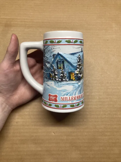 Vintage Miller High Life Limited Edition Holiday Stein