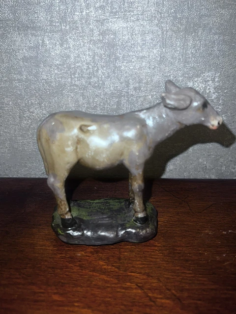 Lenox 'First Blessing' Weihnachtskrippen-Figur – Stehender Esel, Handbemalt, Porzellan Mit Gold
