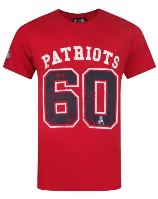 T-shirt uomo New Era NFL New England Patriots numero squadra vintage