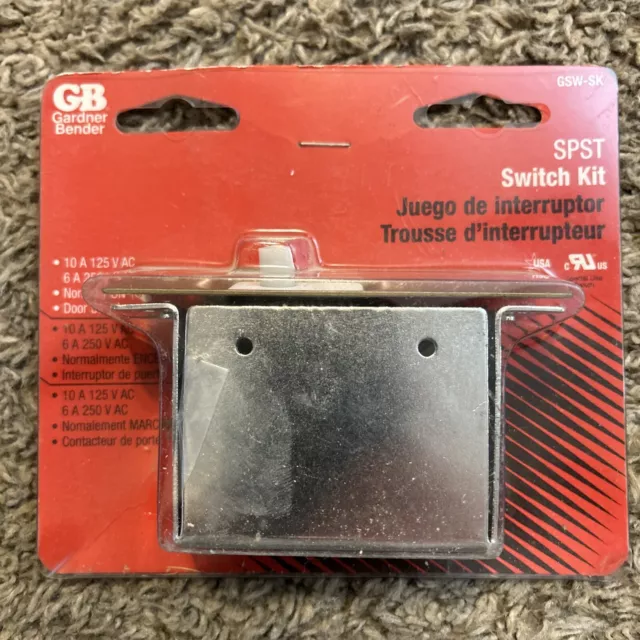 Gardner Bender 10A Door Jamb Switch Kit GSW-SK  New In Package