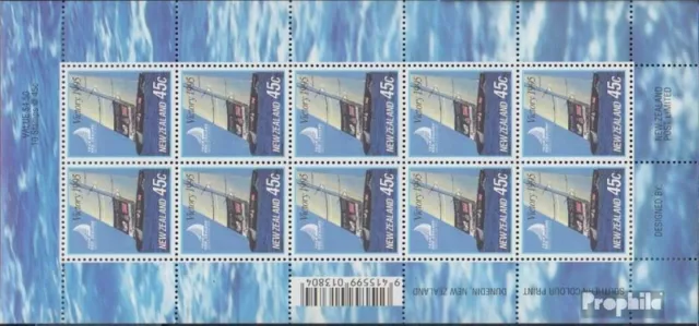 Neuseeland 1427Klb Kleinbogen (kompl.Ausg.) gestempelt 1995 Segeln