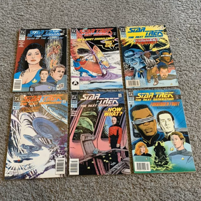LOT Star Trek The Next Generation #13 - 18 DC Comic NM/MT UNREAD Great Condition