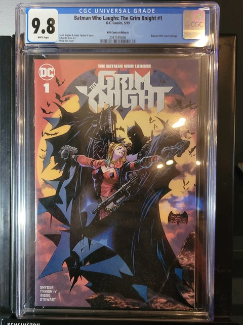 🔥 Batman Who Laughs Grim Knight #1 Cgc 9.8 Mcfarlane Homage Variant 🦇