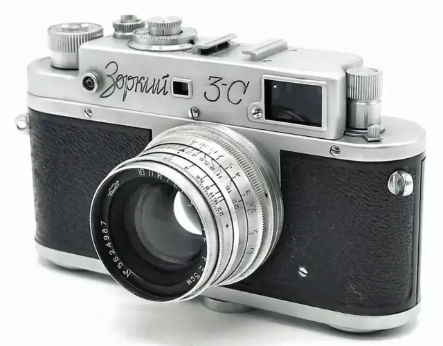Camera 35mm Tested Zorki-3 Jupiter 8 f2/50 rare Vintage rangefinder Cameras ussr