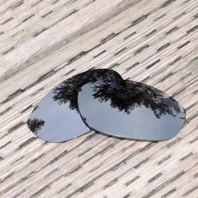 Walleva Mr.Shield Polarized Black Replacement Lenses for Oakley Monster Dog