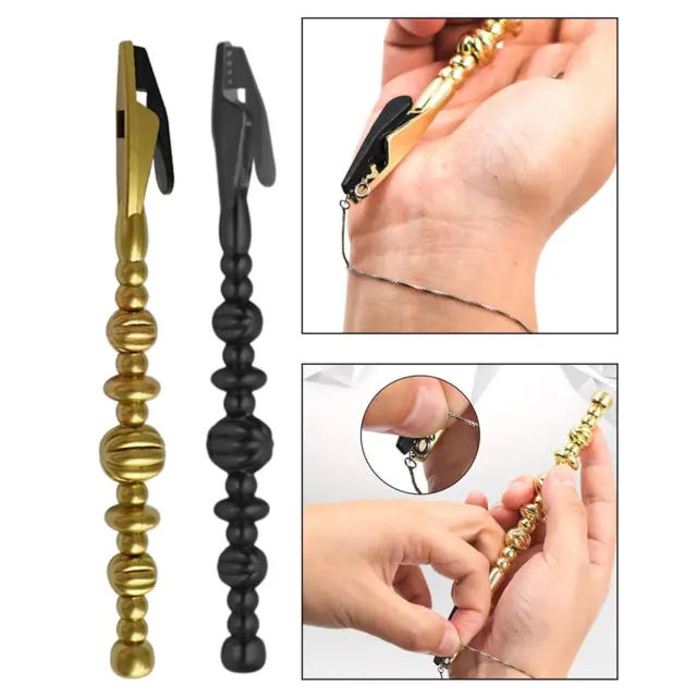 Bracelet Fastener Helper Jewelry Helper Bracelet Clasp Helper Portable Bracelet Tool Jewelry and Hooking Equipment Bracelet Attachment Tool, Women's