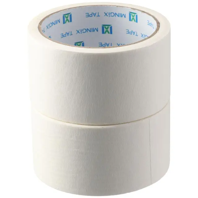 3 Rolls Yards Masking Tape 2 Inch Wide General Adhesive Painting Tape  Labeling