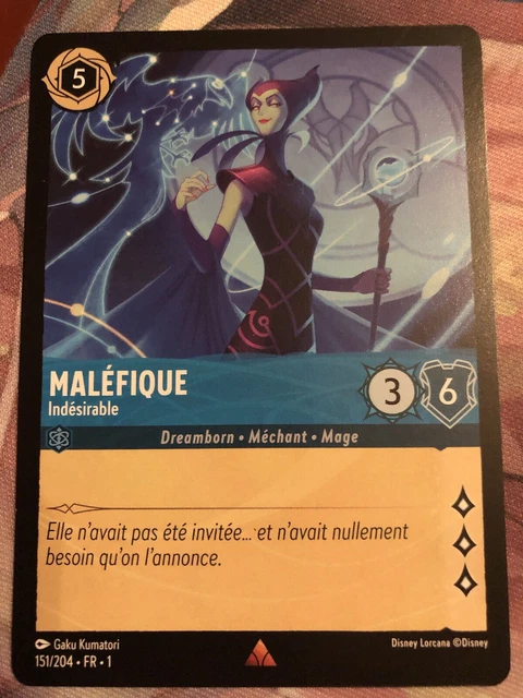 CARTE LORCANA CHAPITRE 1 Ariel Chanteuse Exceptionnelle 2/204 Neuf FR