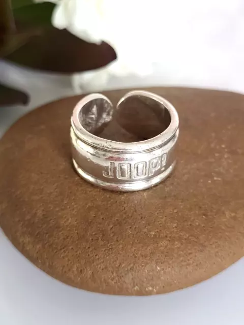 Wunderschöner älterer massiver Ring Silber 925, Joop, stilvolles Design, 17,2mm