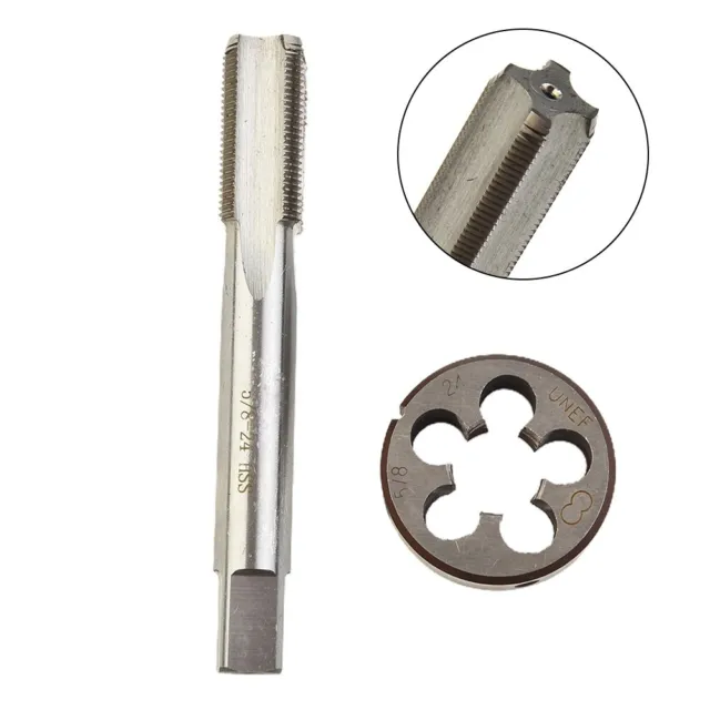 High Quality 5/8 24 UNEF Right Hand Thread Tap and Die Set Durable Materials
