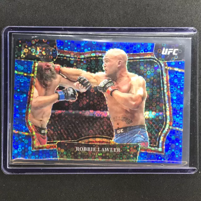 2023 Select UFC ROBBIE LAWLER Octagonside H2 Blue Disco 2/49 #285