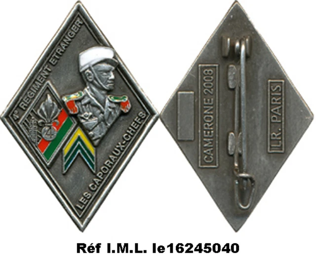 LÉGION ÉTRANGÈRE - insigne des caporaux-chefs du 4° RE Camerone 23008