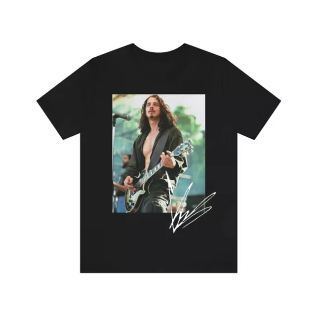 New Chris Cornell - Audioslave Rock Music  Hip Hop Cotton Black T-Shirt