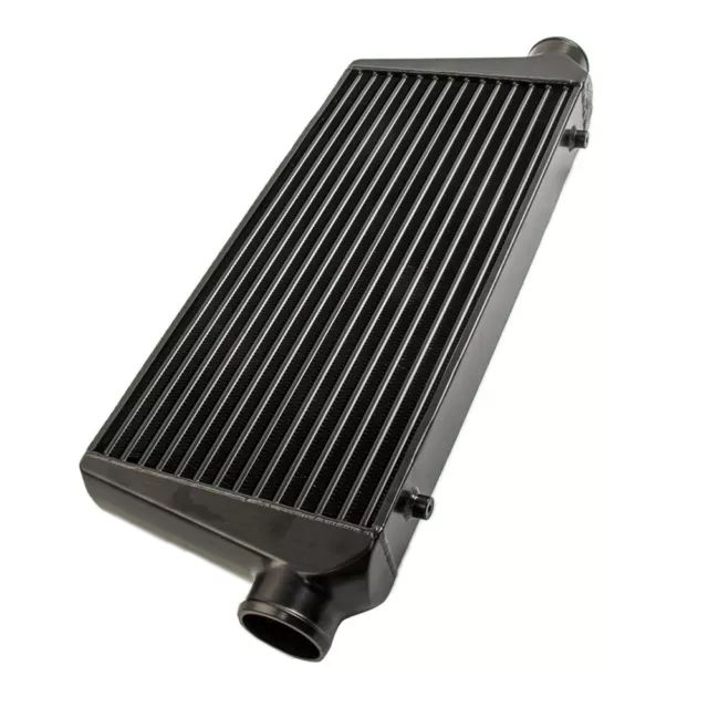 1*Ladeluftkühler Universal Alloy Intercooler 3 "in/out 600 x 300 x76 Turbo chra