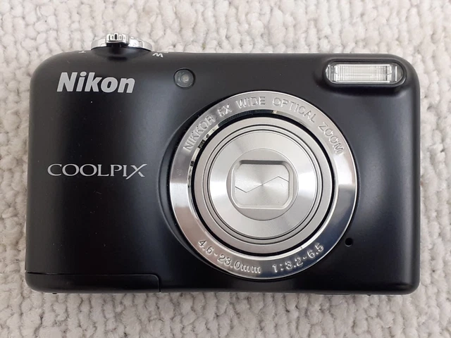 Nikon Coolpix L29 Compact Digital Camera 16.1MP 5x Optical Zoom Black - WORKING