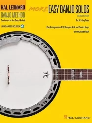 Mac Robertson More Easy Banjo Solos - 2nd Edition (Paperback) (US IMPORT)