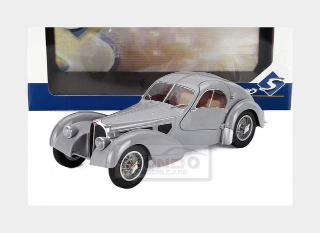 Bugatti Type 57SC Atlantic 1938 – Western Models 1/43 – Montage Usine – Métal Blanc – NEUF
