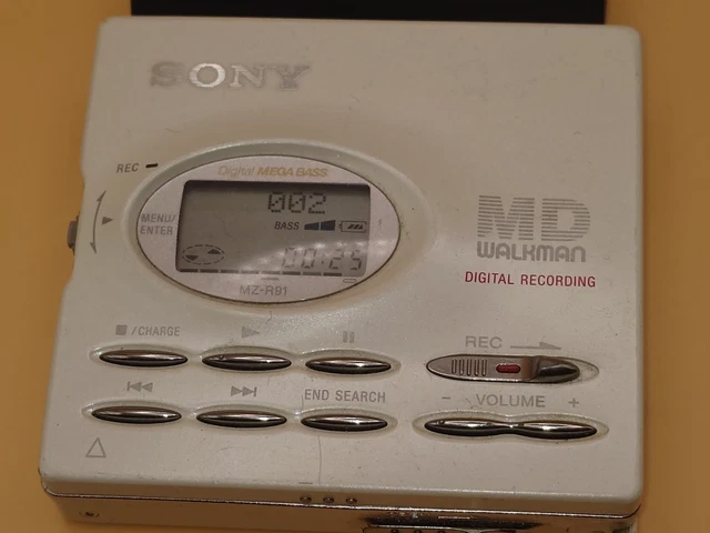 Sony Walkman MD MZ-R91 - MiniDisc Recorder - Vintage