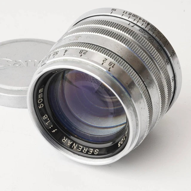 Objectif Canon Serenar 50mm F/1.8 – Monture L39/LTM, Vintage Japon, #2577379
