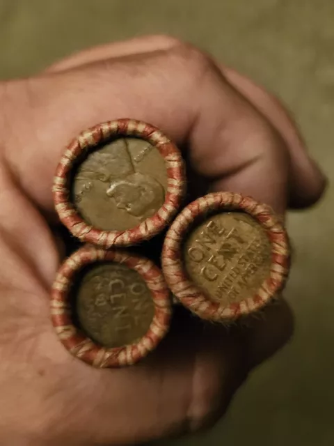 Wheat Penny Roll *Lot of 50 Coins* 1909-1958 Unsearched Estate Collection 