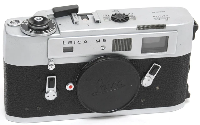 Leica M5 camera body chrome full working