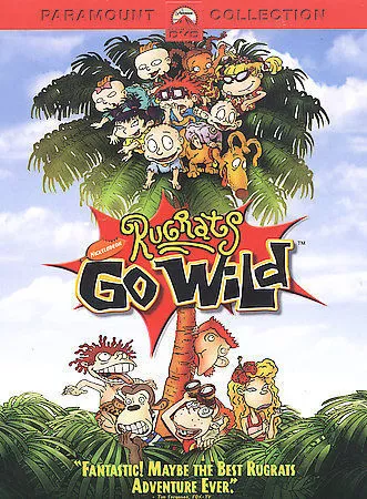 Rugrats Go Wild - DVD - VERY GOOD with Insert Free Shipping Nickelodeon