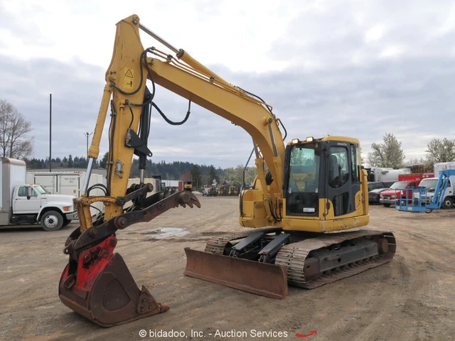 2017 Komatsu  PC138USLC-11 Hydraulic Excavator Cab A/C Aux Hyd Thumb Q/C bidadoo