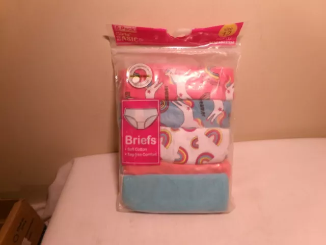 Basics Girls Cotton Briefs  -  5 pack  -  Size 12
