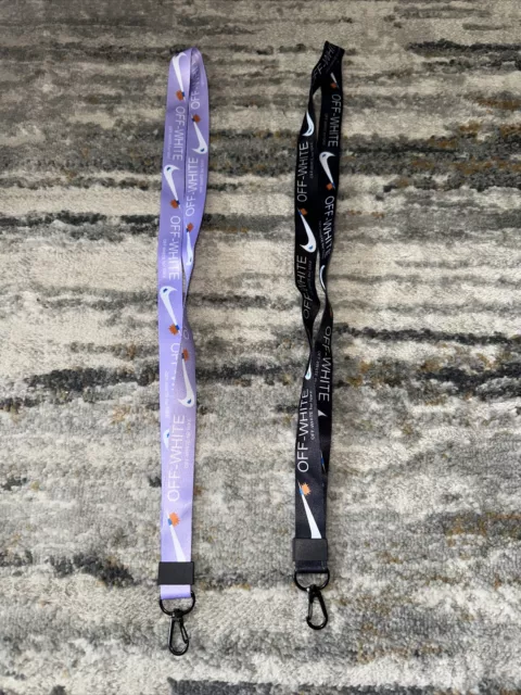 Nike Off-White Inspired Lanyard ID Badge Holder Set of 2