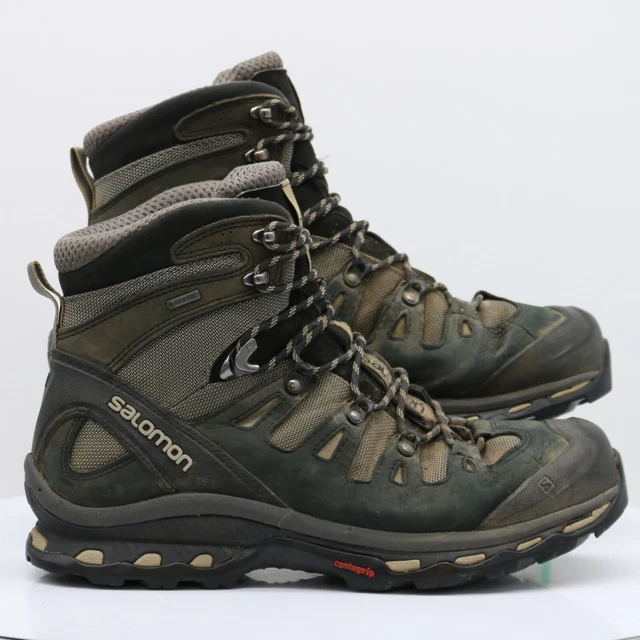 SALOMON QUEST 4D 2 Gtx Mens Boots Uk 10 Eu 44 2/3 Grey Gore Tex Rrp £ ...